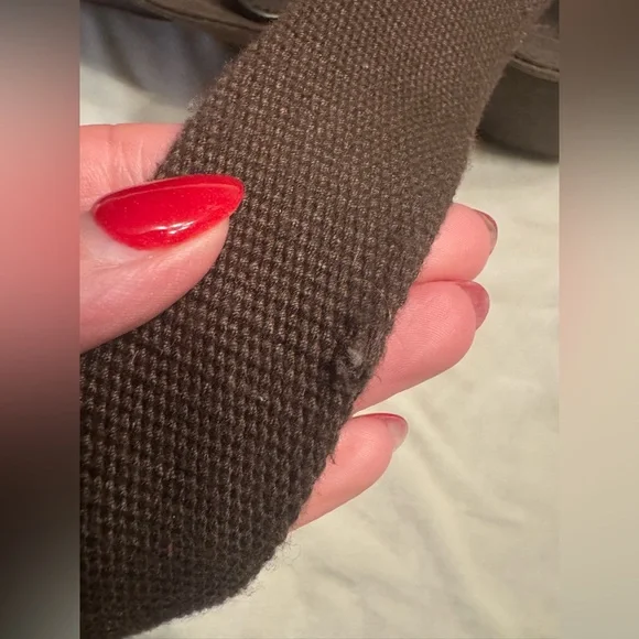 Barbour Waxed Leather Canvas Messenger/Mail Bag - Picture 10 of 14